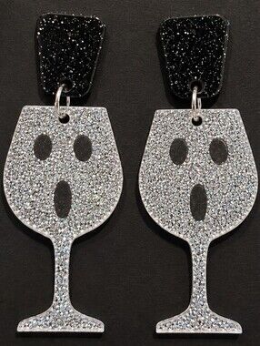 🍷👻 BOOZE & BOOS EARRINGS | $12 OR 3 FOR $30